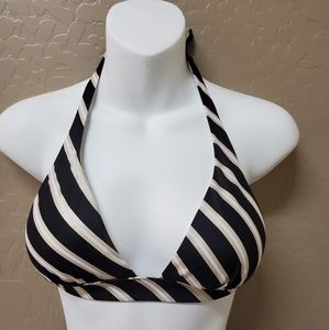 Victoria’s Secret Black White Gold Stripe Bikini